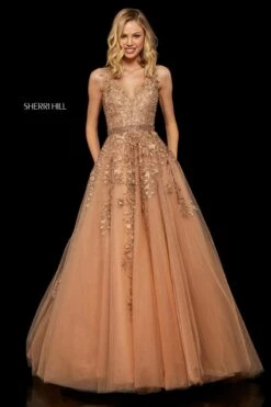 Sherri Hill 11335 Dress 17 Sherri Hill 11335 Dress -Clothing Shop sherrihill 11335 gold dress 8