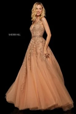 Sherri Hill 11335 Dress 18 Sherri Hill 11335 Dress -Clothing Shop sherrihill 11335 gold dress 9