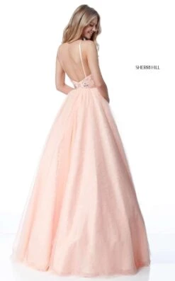Sherri Hill 51702 Dress -Clothing Shop sherrihill 51702 peach 2